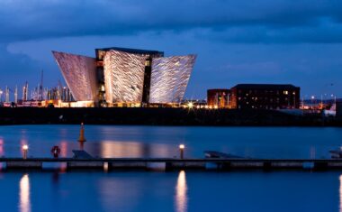 Titanic Belfast at Night, Co Antrim (Credit - Chris Hill Photographic - Tourism Ireland)